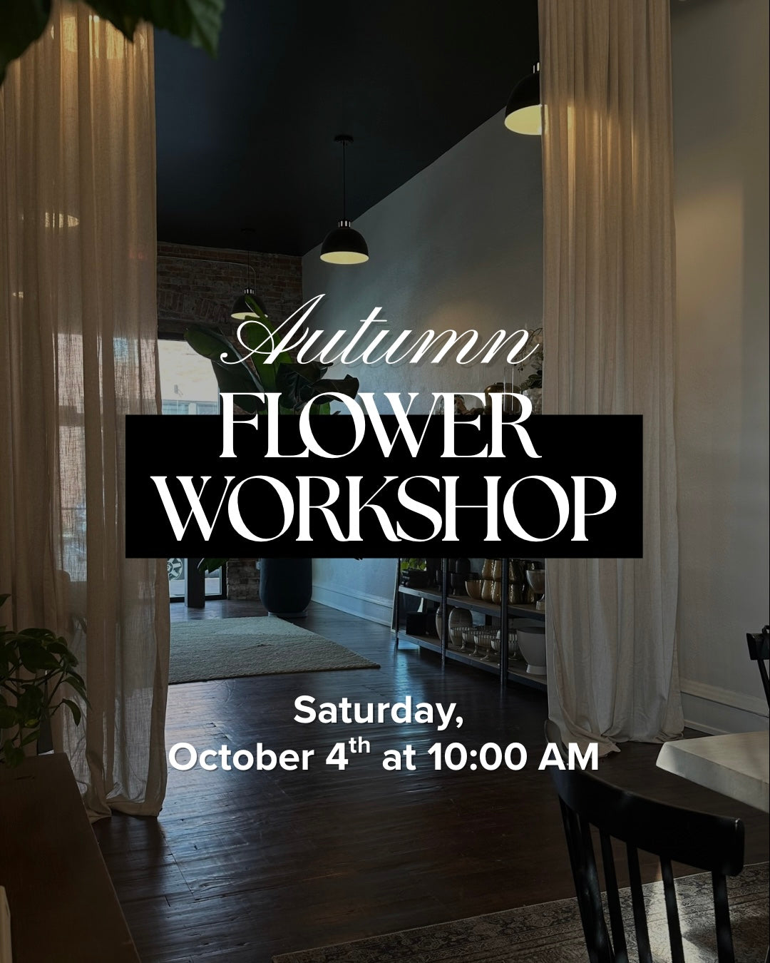 Autumn Flower Workshop