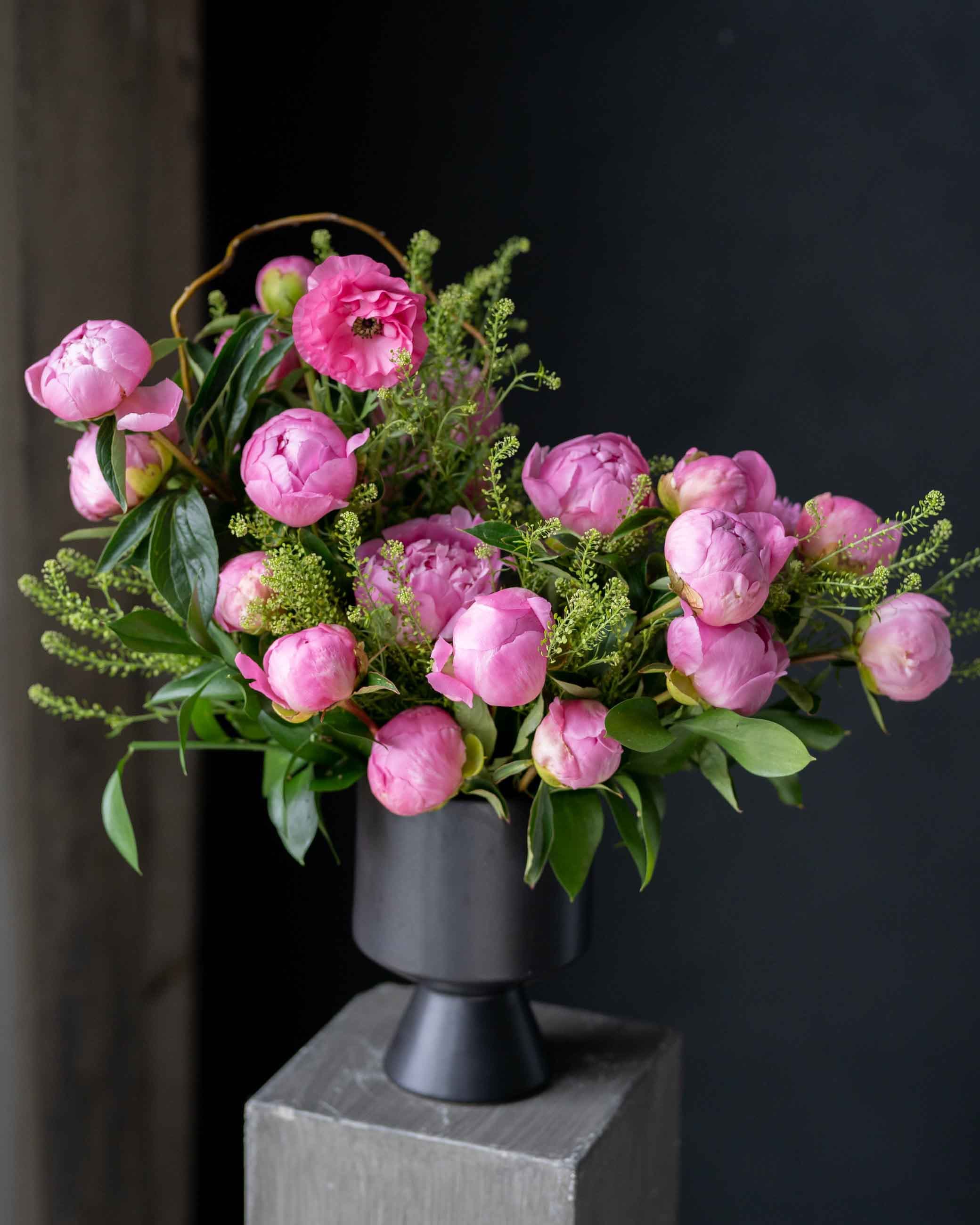Peonies Arrangement Spokane Coeur d'Alene Florist