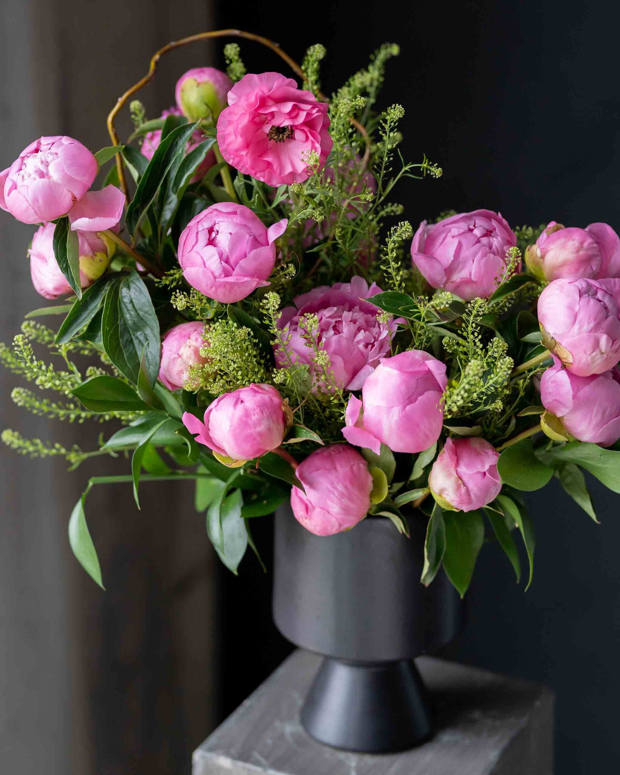 Peony Arrangement Spokane Coeur d'Alene Florist